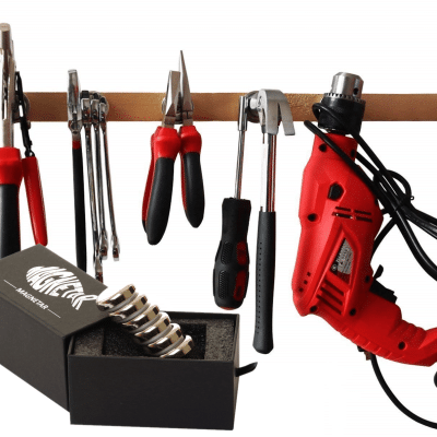 magnets, hanging tools, organizing tools, handyman, tool magnet,