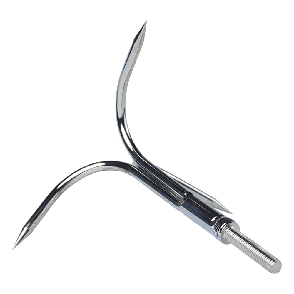 The grappling hook for a magnet fishing spike