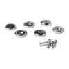 These six magnets from Magnetar, including screw are used to hang tools.