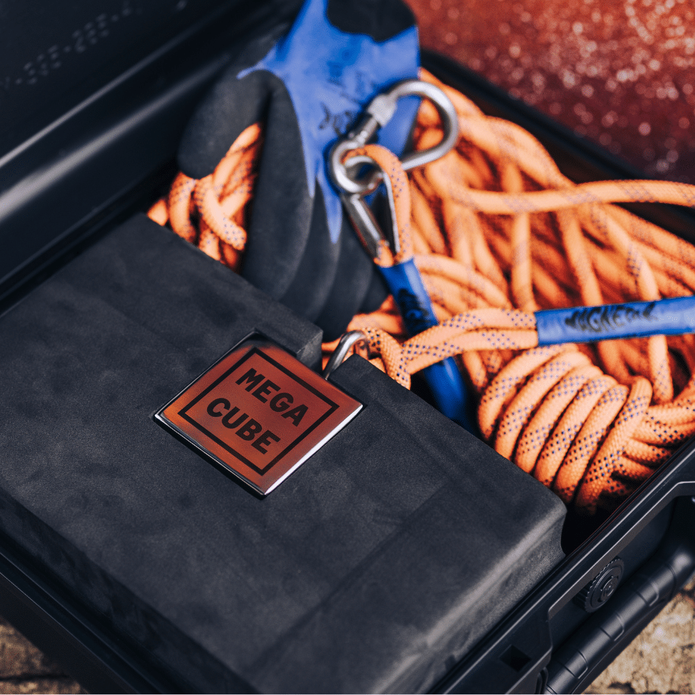 MEGACUBE in storage case